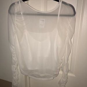 White long sleeve shirt
